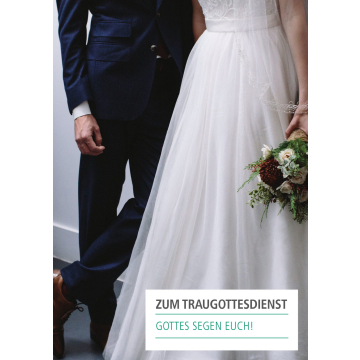 Karte Traugottesdienst (10er Pack)