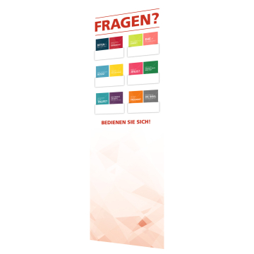 Gemeindeaufsteller Freikirche | Komfort (Pappe) mit Starter-Set