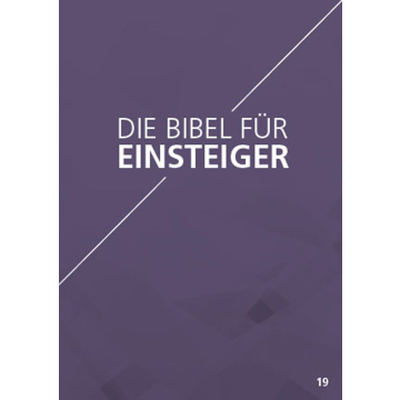 Themenflyer Landeskirche Nr. 19 | Die Bibel für Einsteiger (50er Pack)