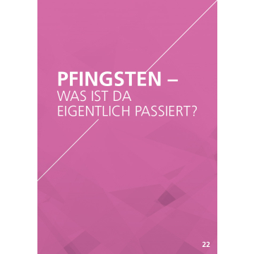 Themenflyer Landeskirche Nr. 22 | Was ist eigentlich an Pfingsten passiert? (50er Pack)