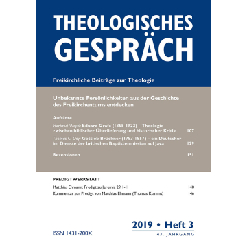 Vorschau: Theologisches Gespräch