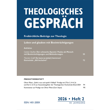 Vorschau: Theologisches Gespräch
