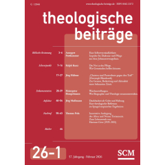 Vorschau: Theologische Beiträge