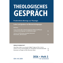 Vorschau: Theologisches Gespräch